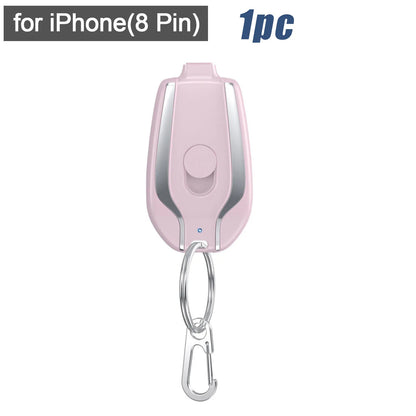 Keychain Portable Emergency Phone Charger Power Bank